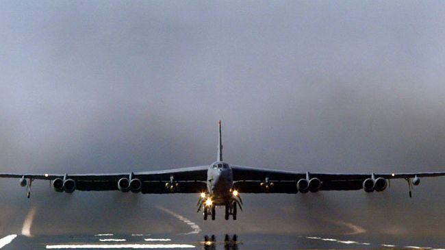 US B-52 bomber